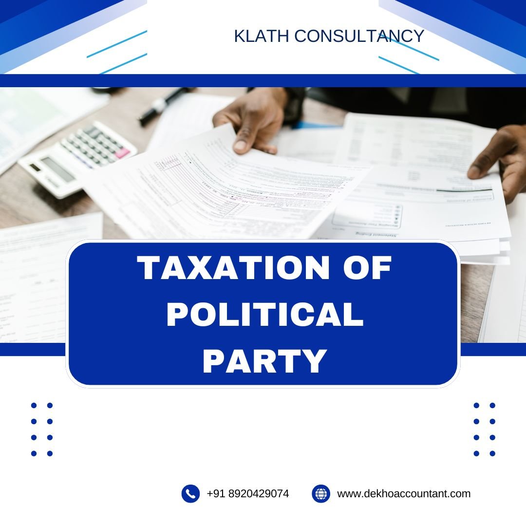 TAXATION OF POLITICAL PARTIES